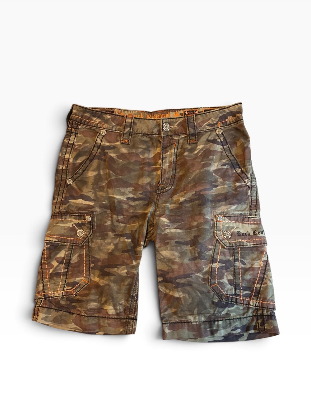 ROCK REVIVAL Classic Camo Cargo Shorts Men’s 32